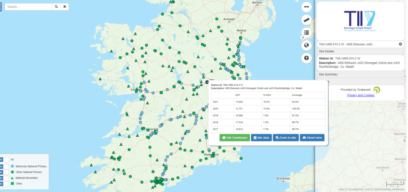 Transport Infrastructure Ireland , project